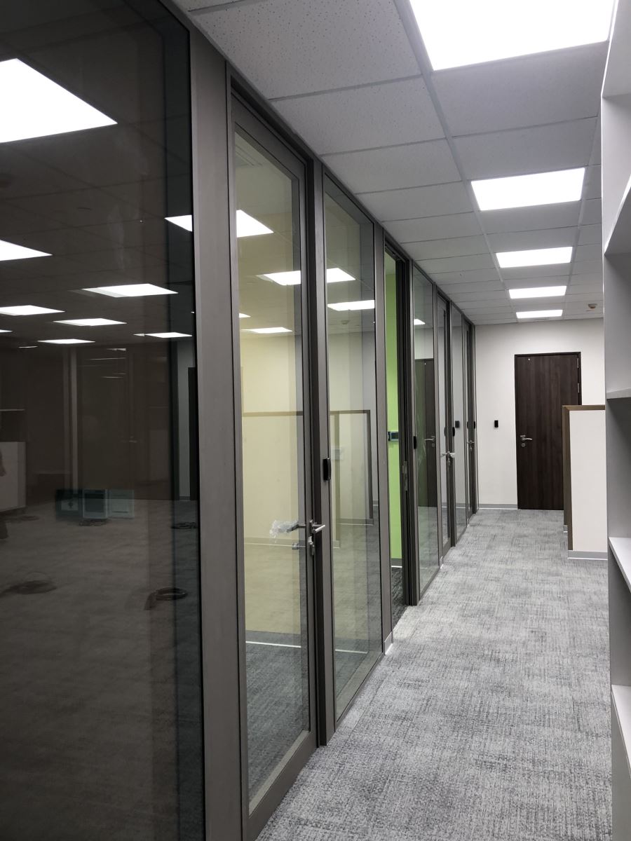 Vách nhôm kính cách âm - Acoustic Partitions